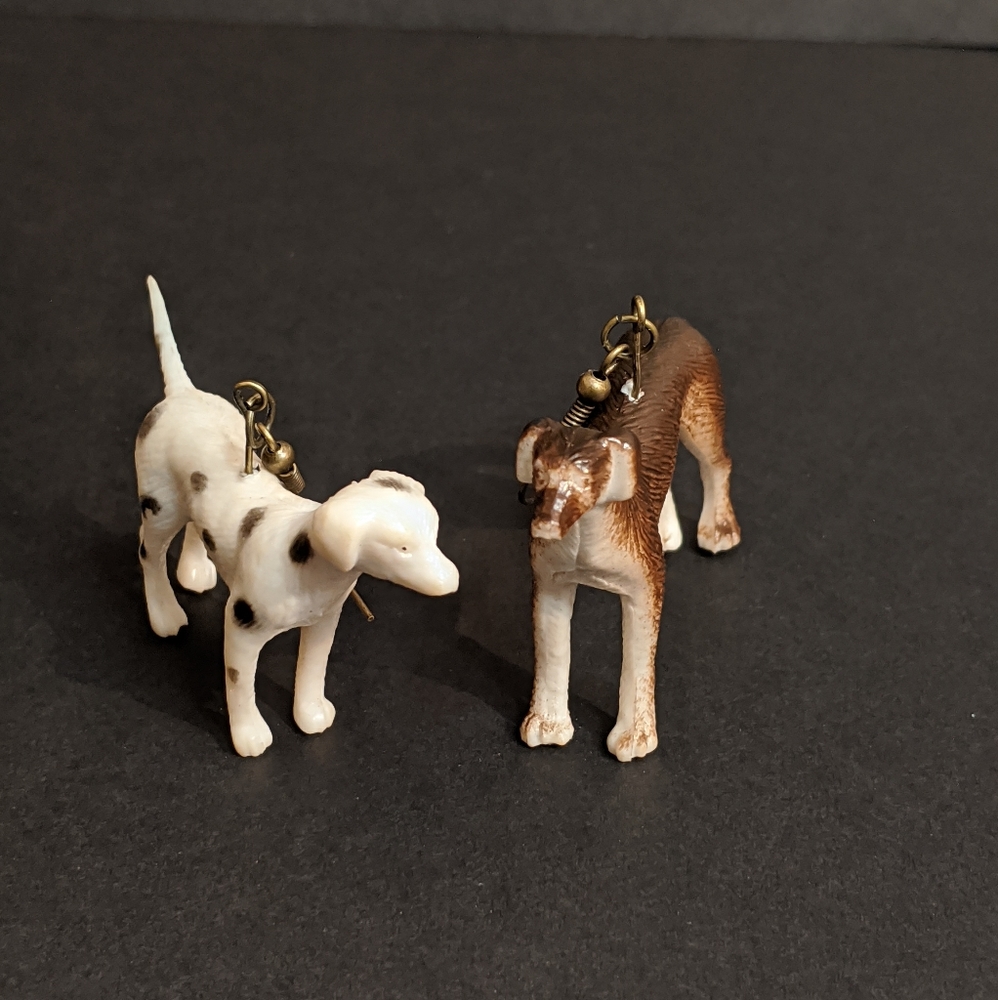Dog earrings